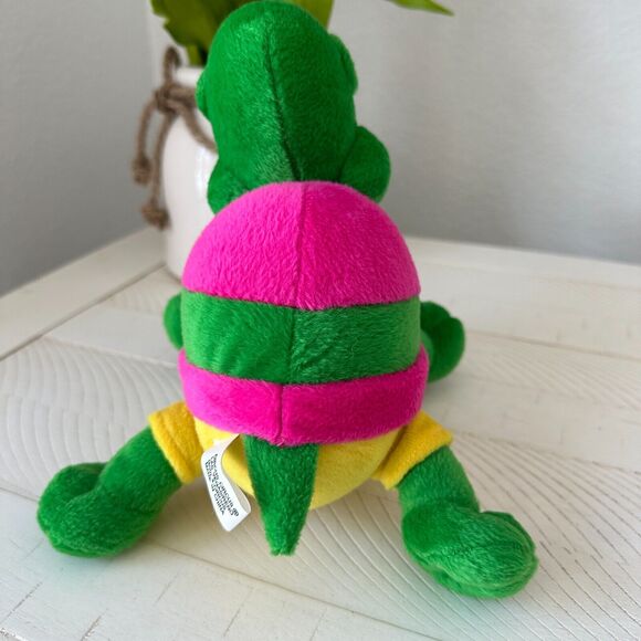 Vintage Cartoon Turtle Las Vegas Circus Circus Stuffed Animal Plush Hat Shell - Picture 4 of 8